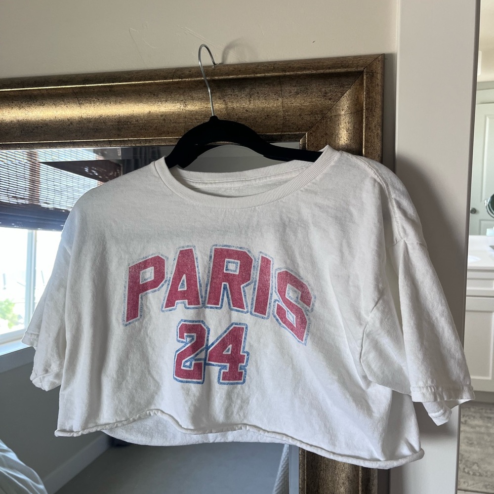 Altrd state White Paris 24 Crop Tshirt